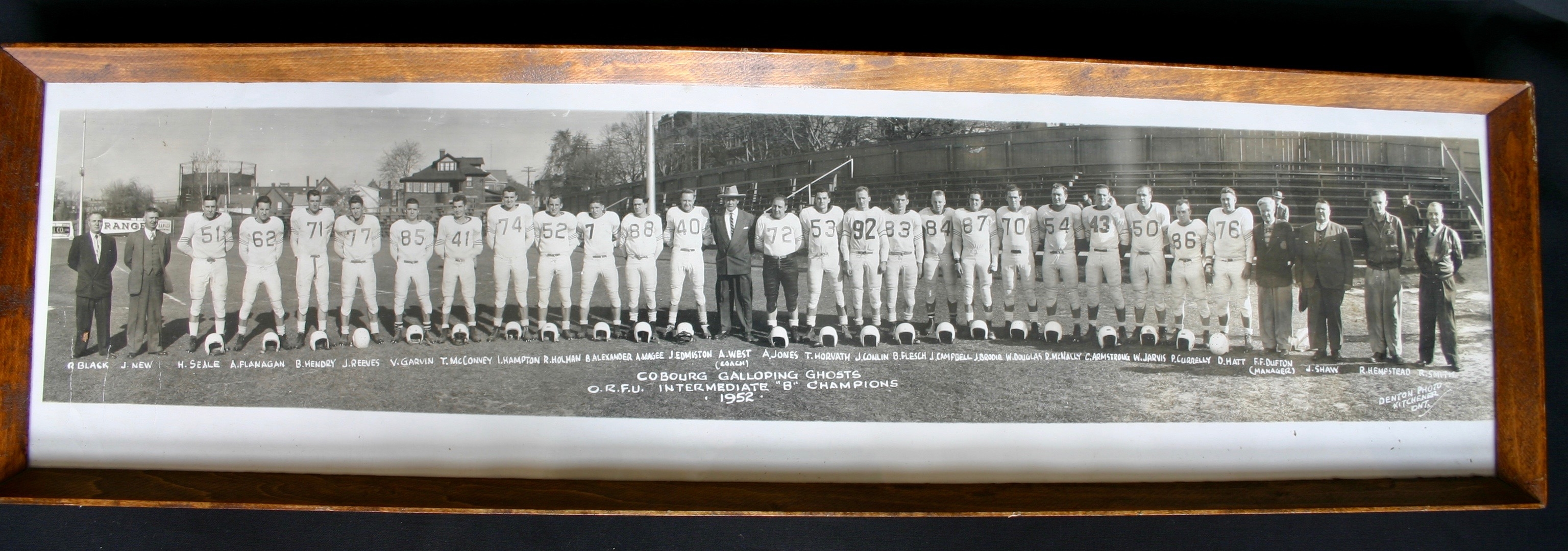 1952 Cobourg Galloping Ghosts game video 3