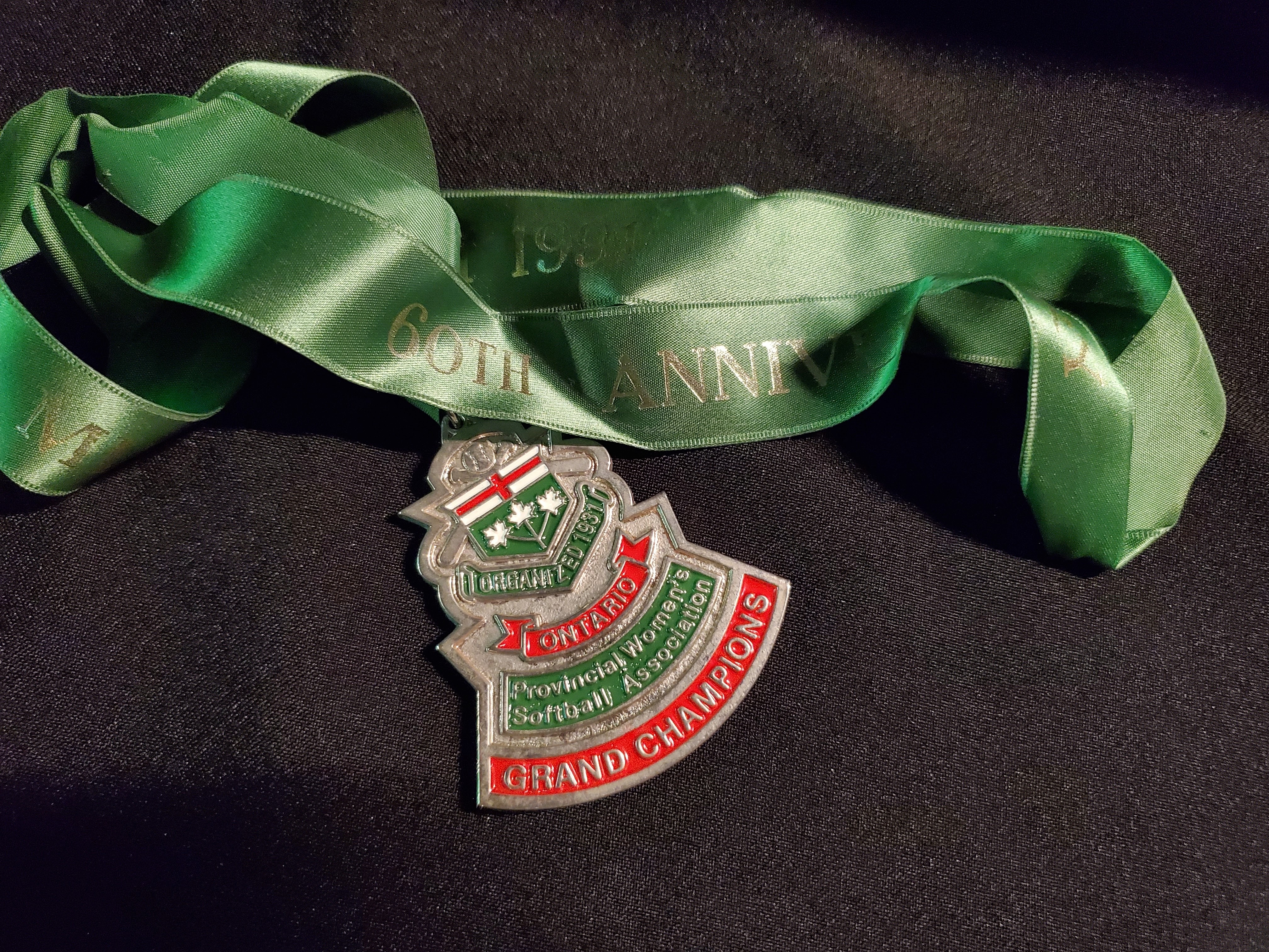 1991 Cobourg Junior Angels silver medallion