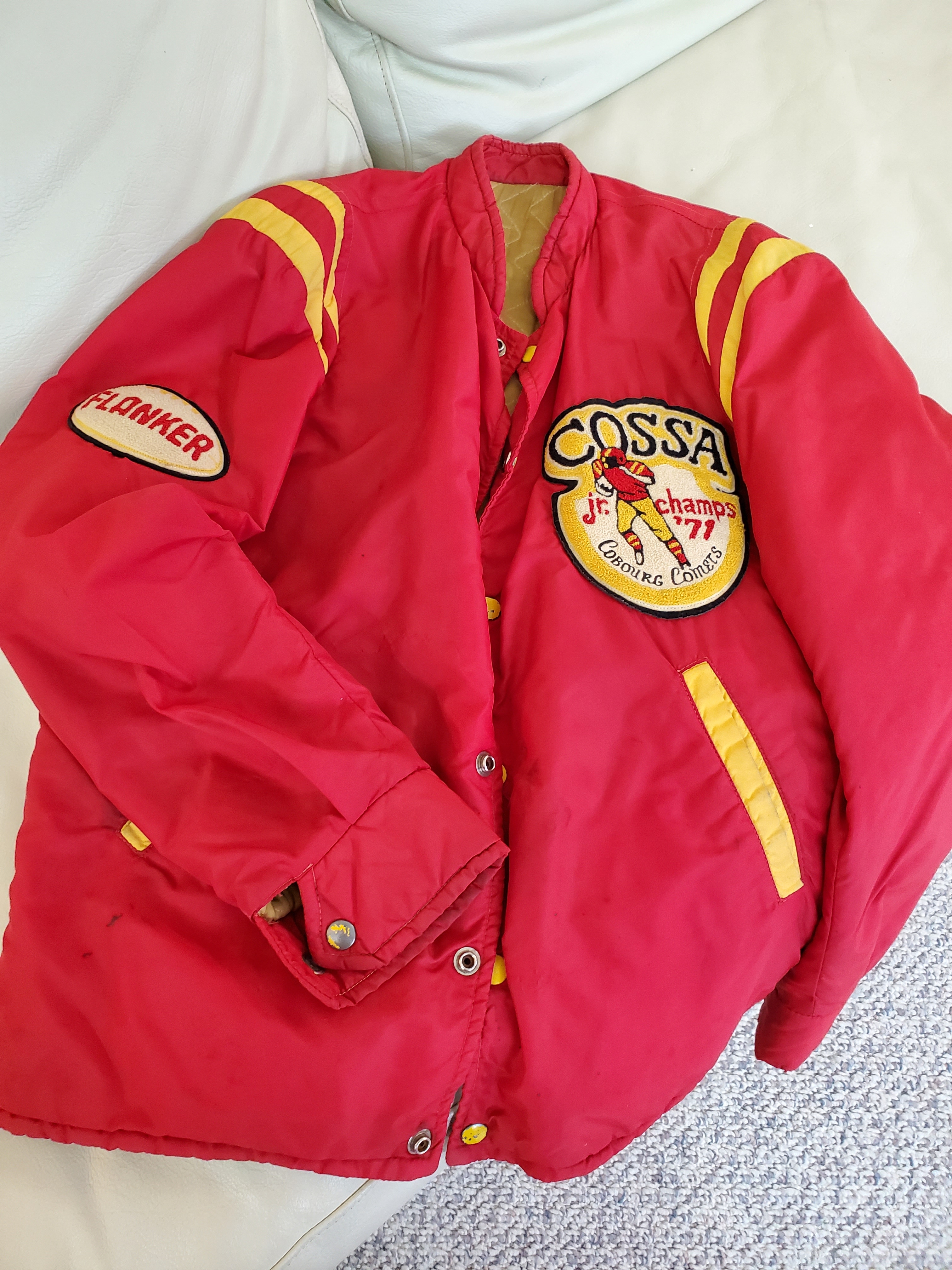 1971 CDCI East football jacket