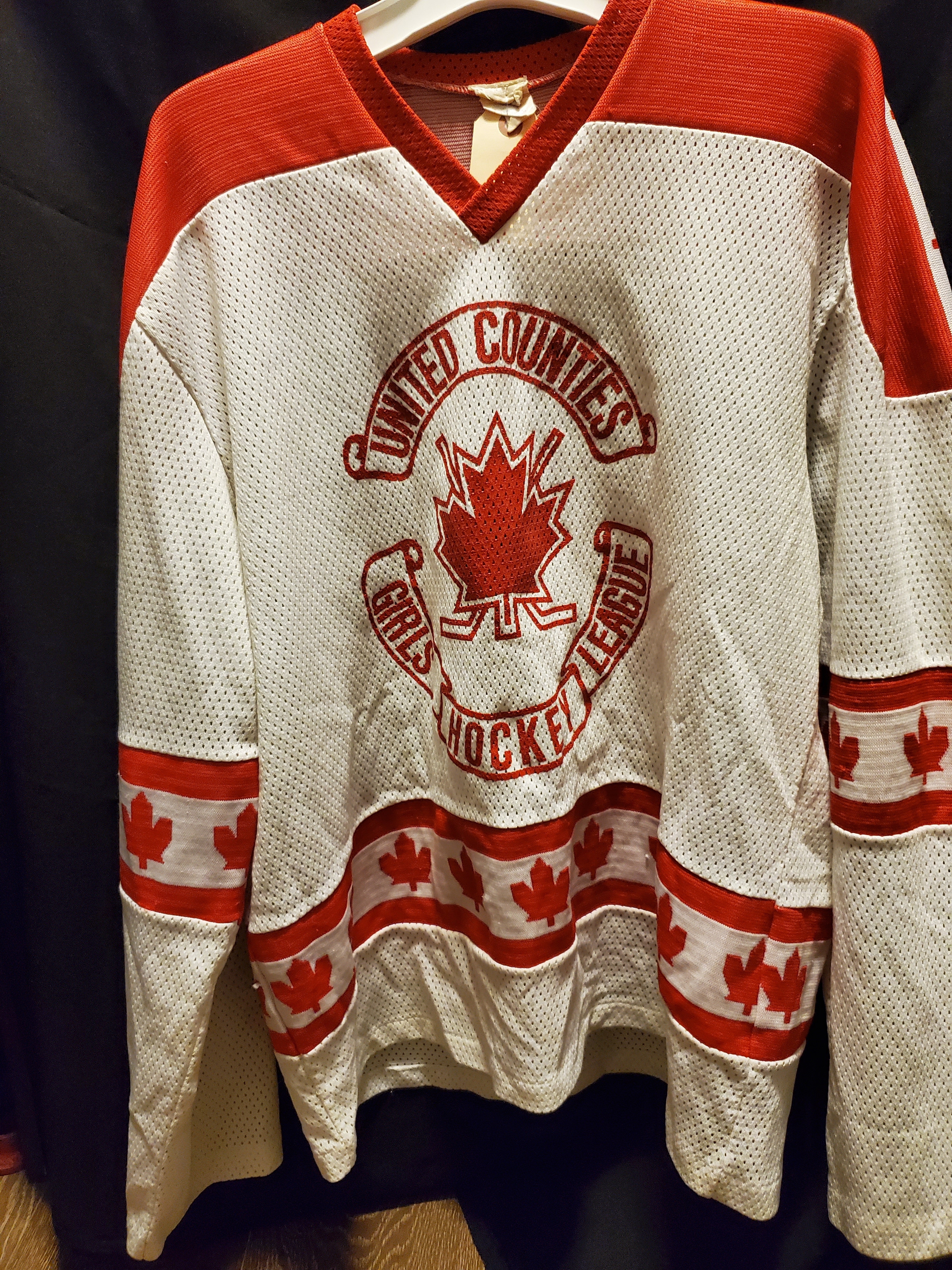1988 United Counties Girls Select Midget Team Hockey jersey