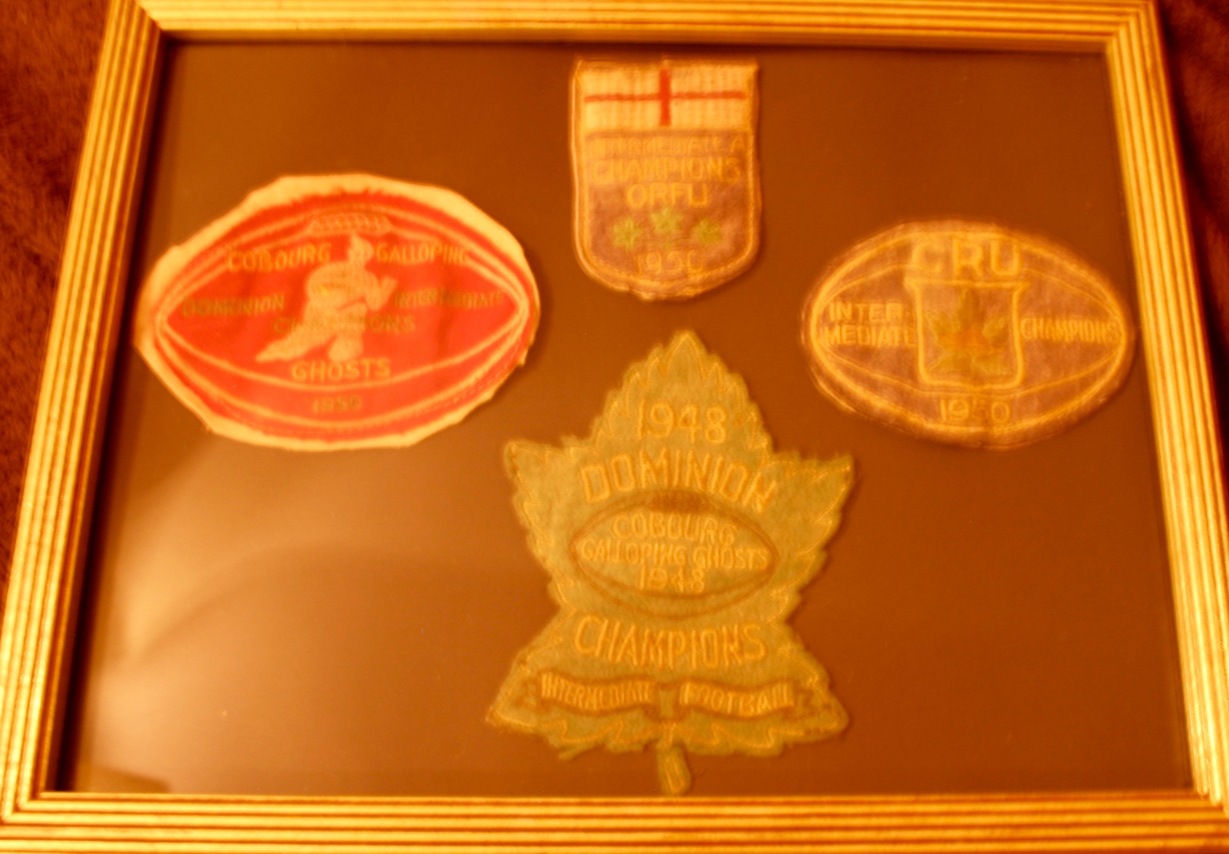 1948 & 1950 Galloping Ghosts crests