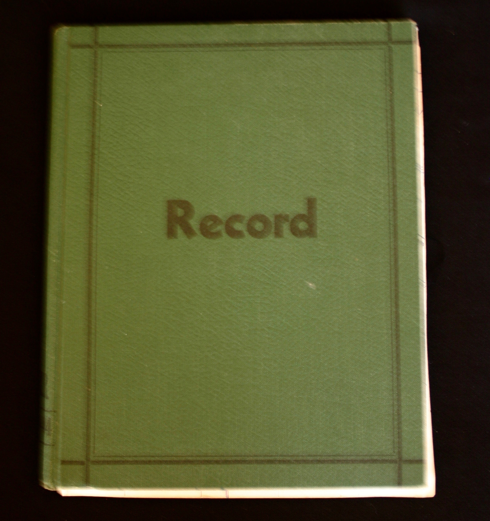 1958-59 Layton Dodge scorebook softball baseball