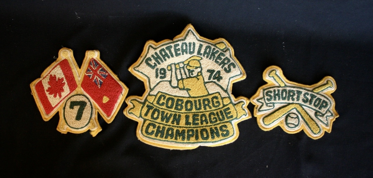 1974 Cobourg Men's softball champs crests