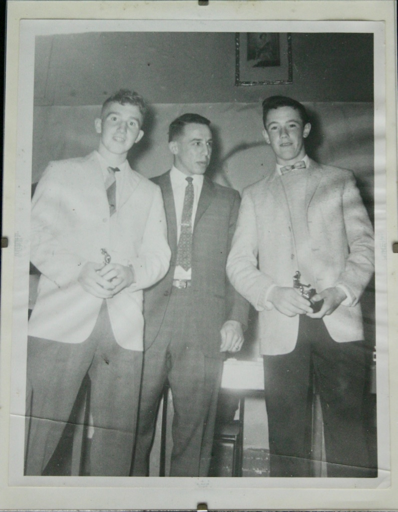 1959 CCHL trophy winners photo Quigley, Sherwin