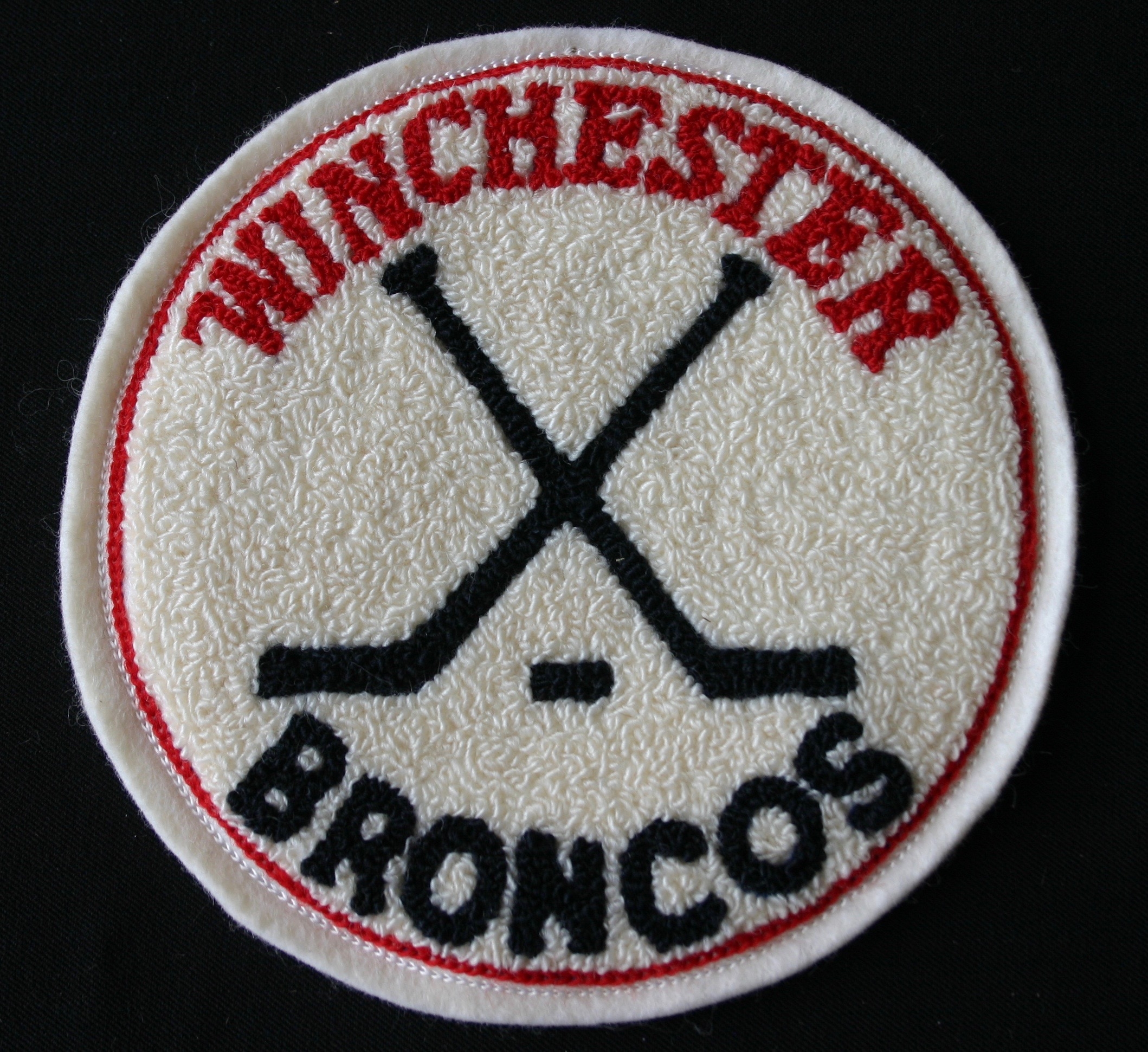 Winchester Broncos round cheniel crest