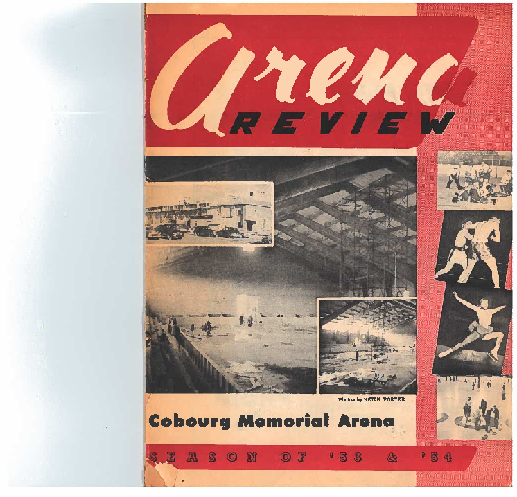 1953 program - Cobourg Comets vs Port Hope
