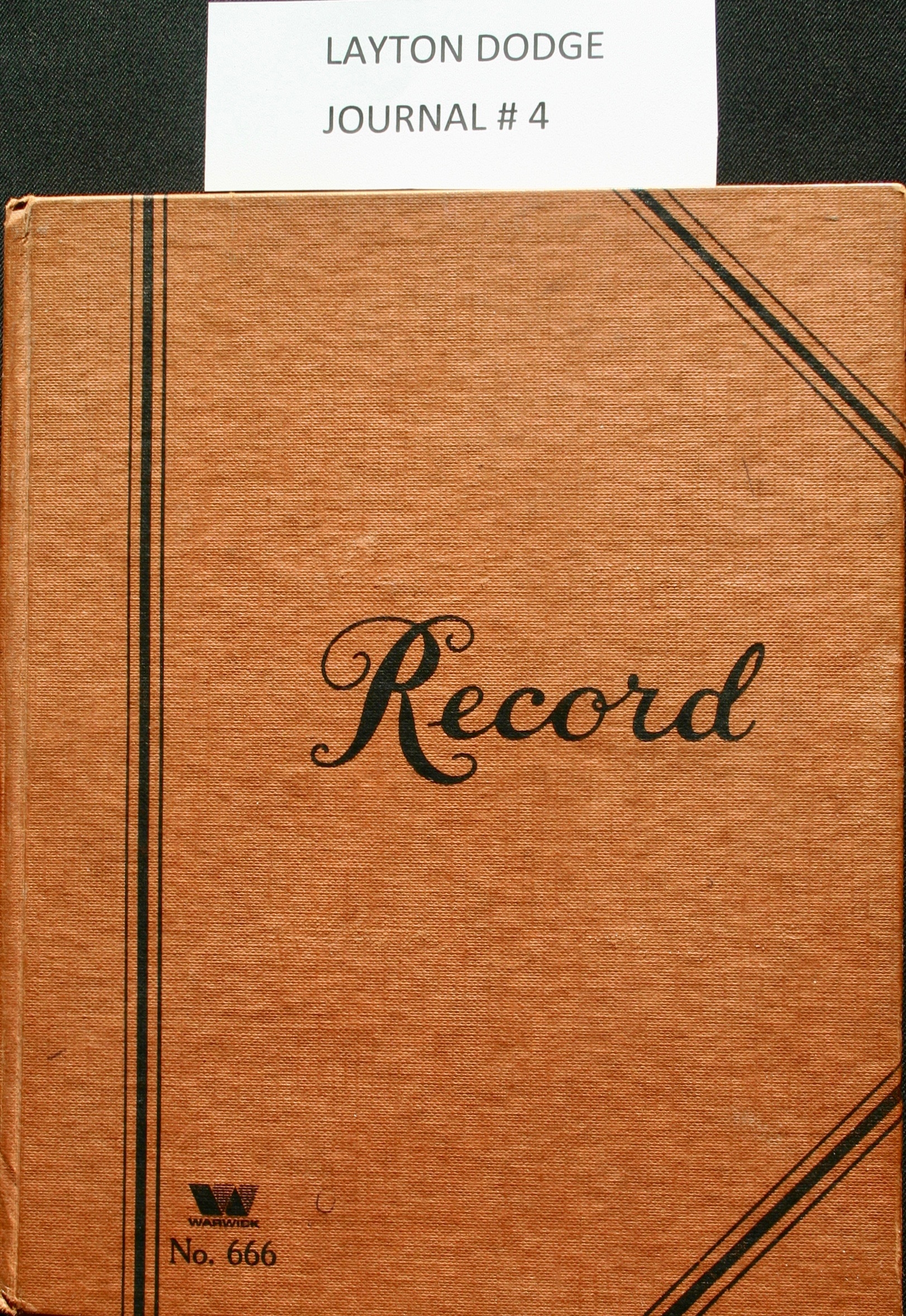 1963-64 Layton Dodge scorebook #4 hockey leagues