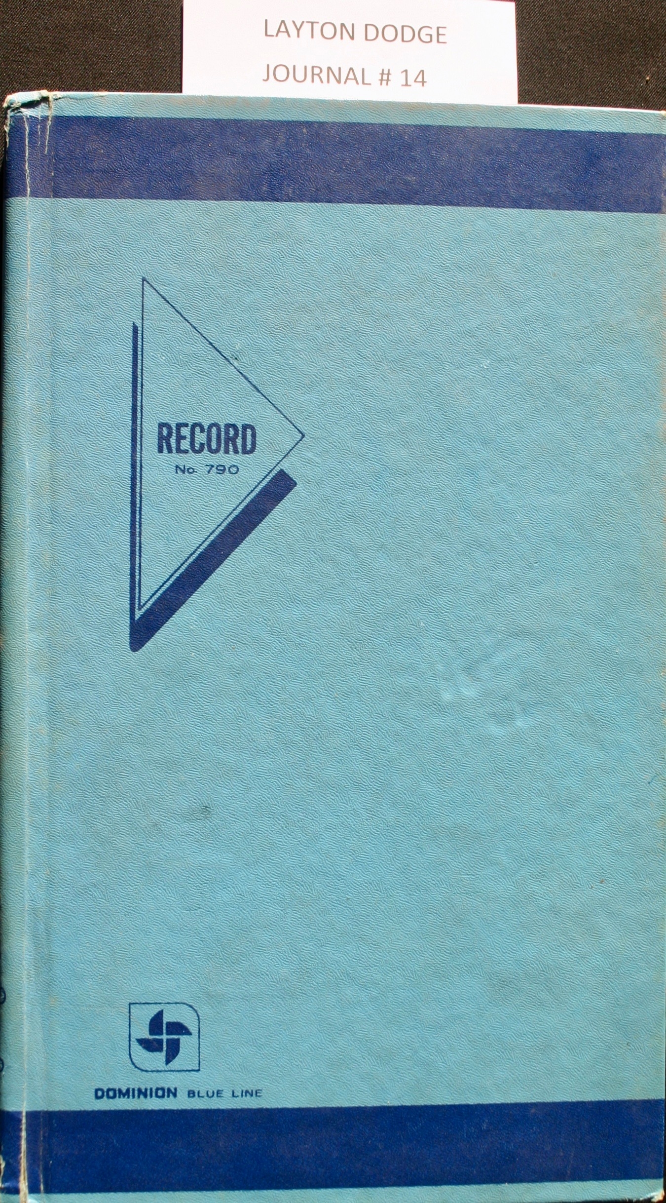 1970-71 Layton Dodge scorebook#14 hockey leagues