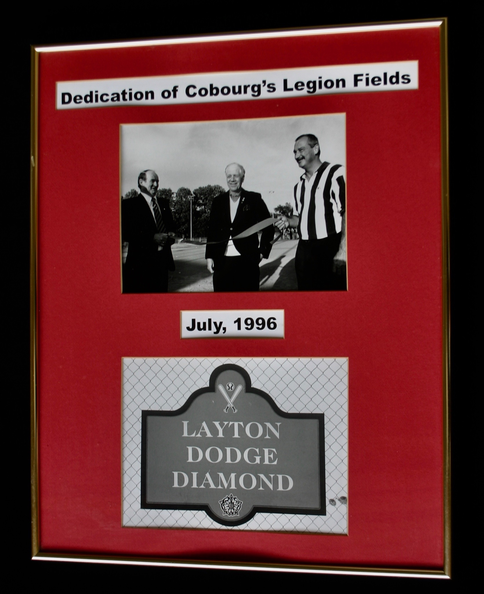 1996 Layton Dodge Legion Field dedication photo