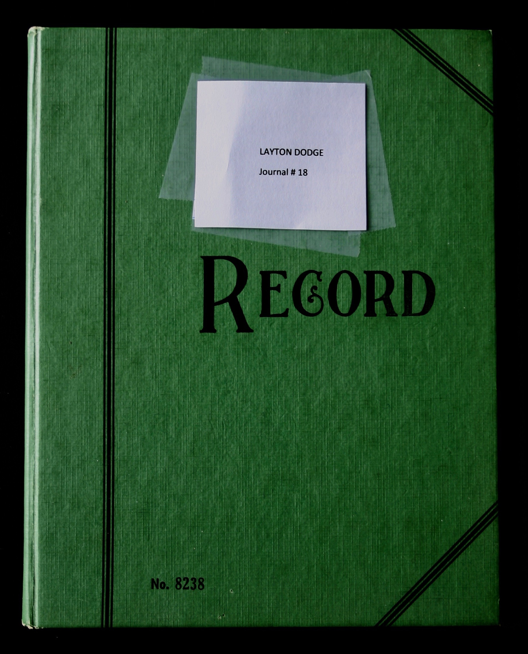 1965-66 Layton Dodge scorebook #18 hockey leagues