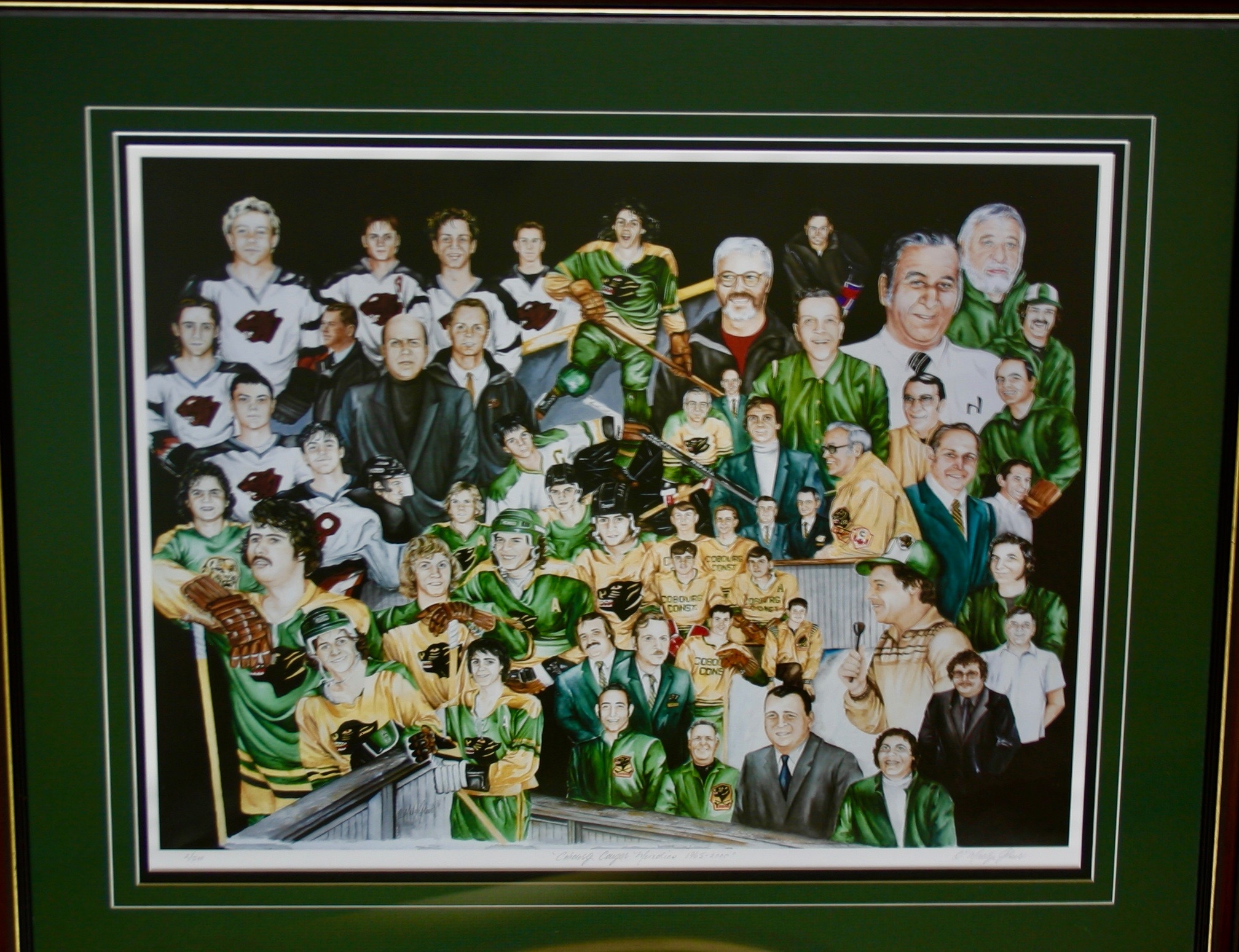 1965-2000 Cobourg Cougar print by K O'Mally Greer