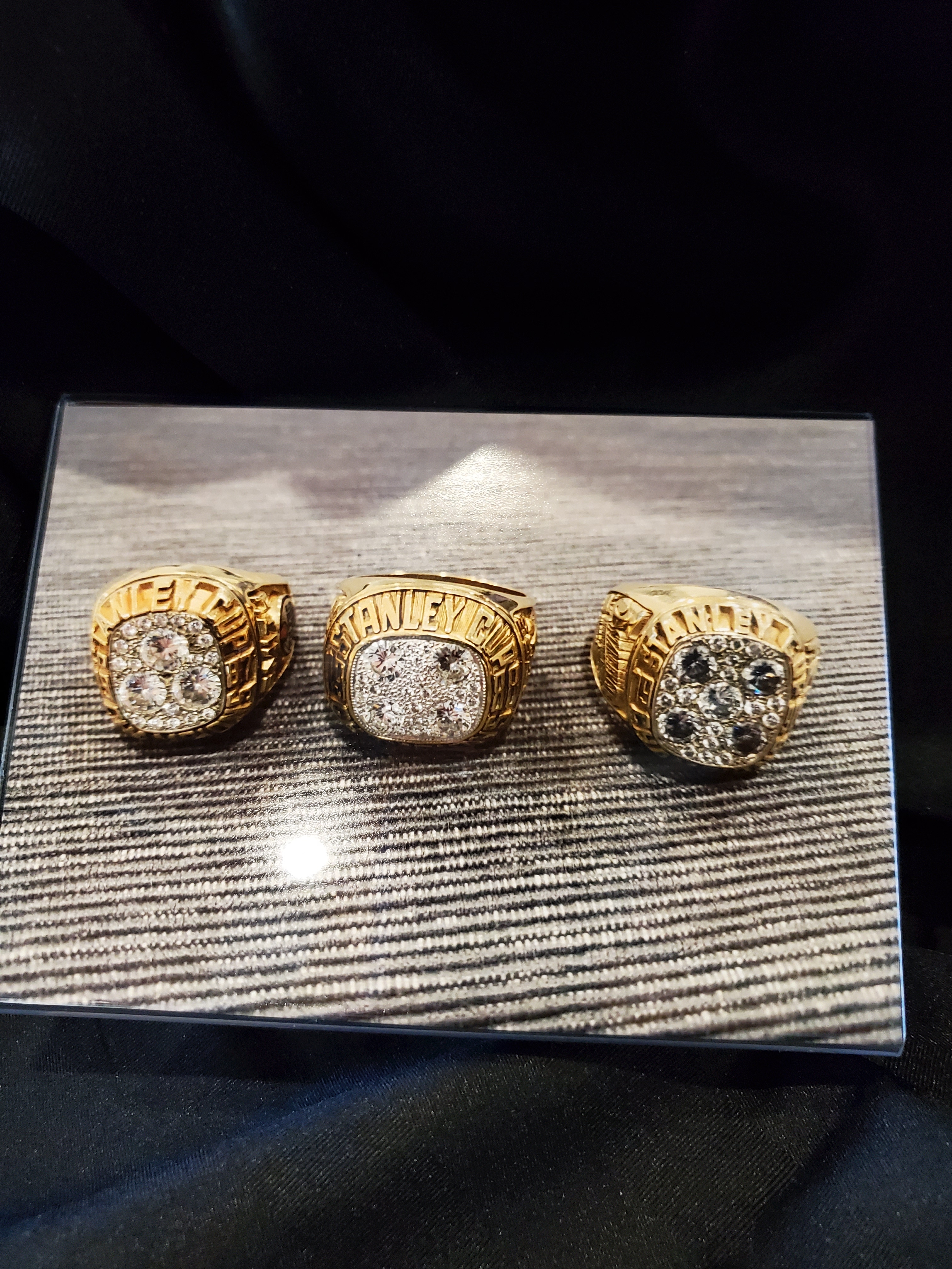 Stanley Cup rings (3) won by Steve Smith photo