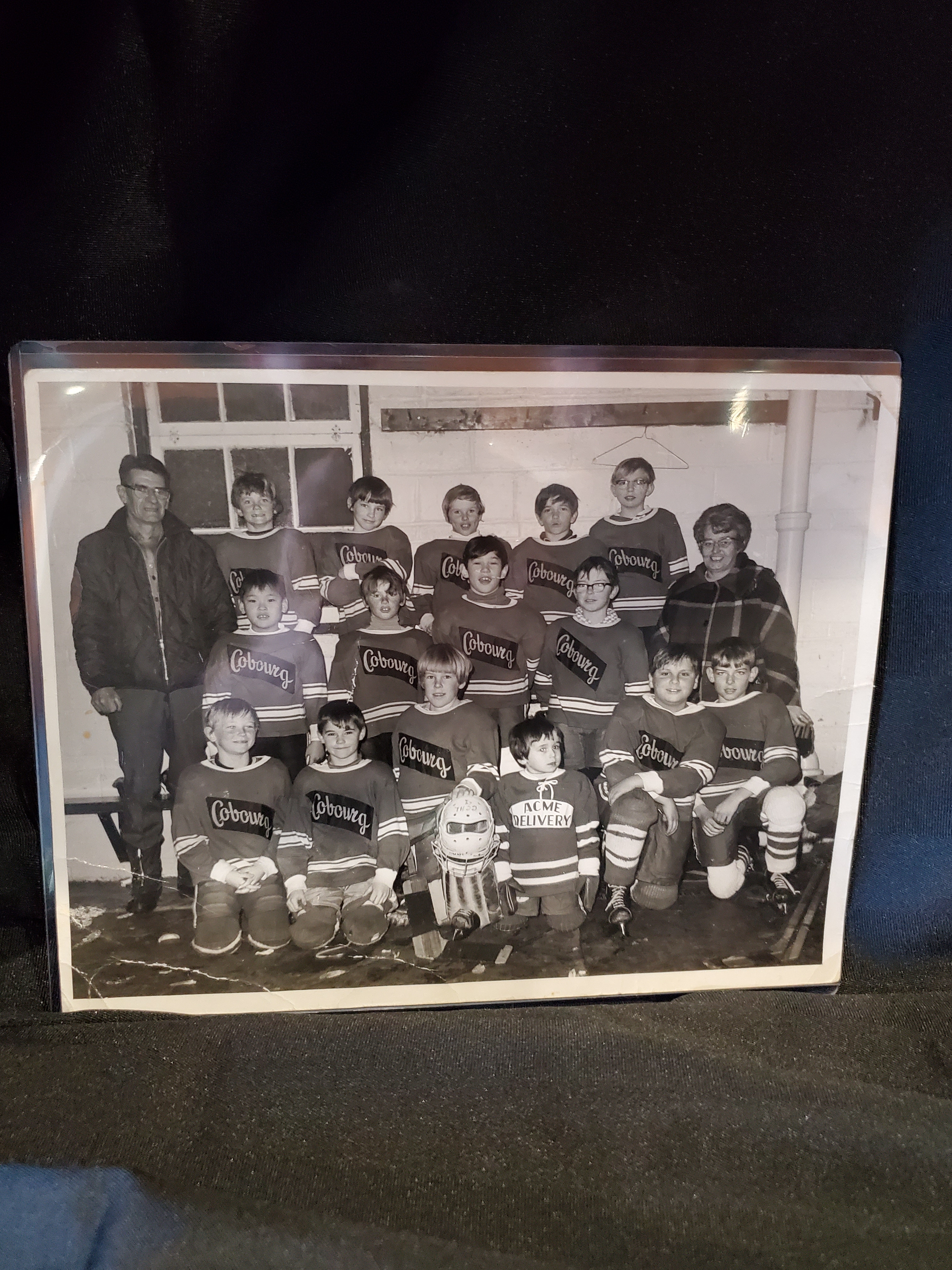 Steve Smith in CCHL photo (front row left)