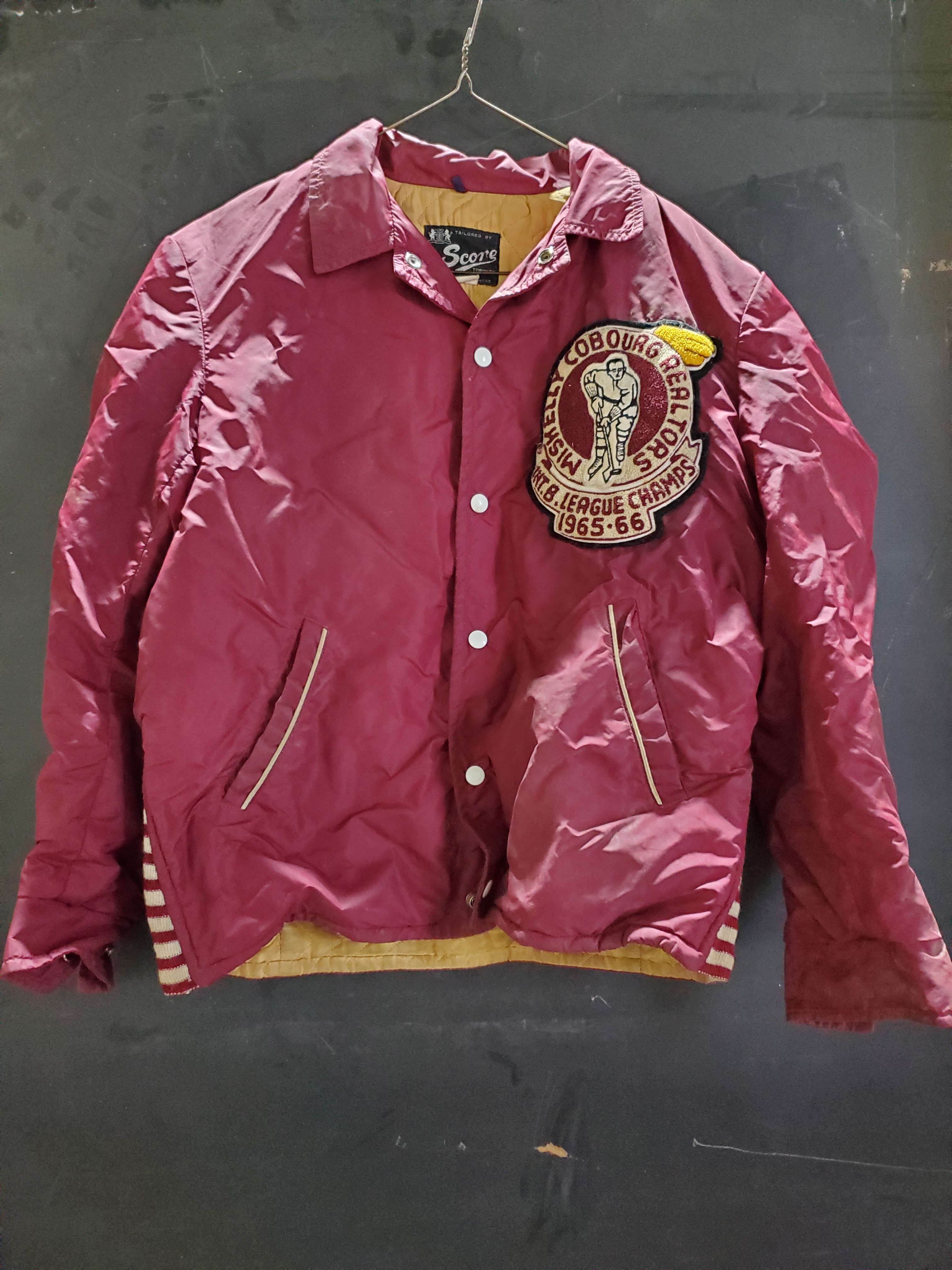 1966 Miskelly Intermediate B hockey jacket