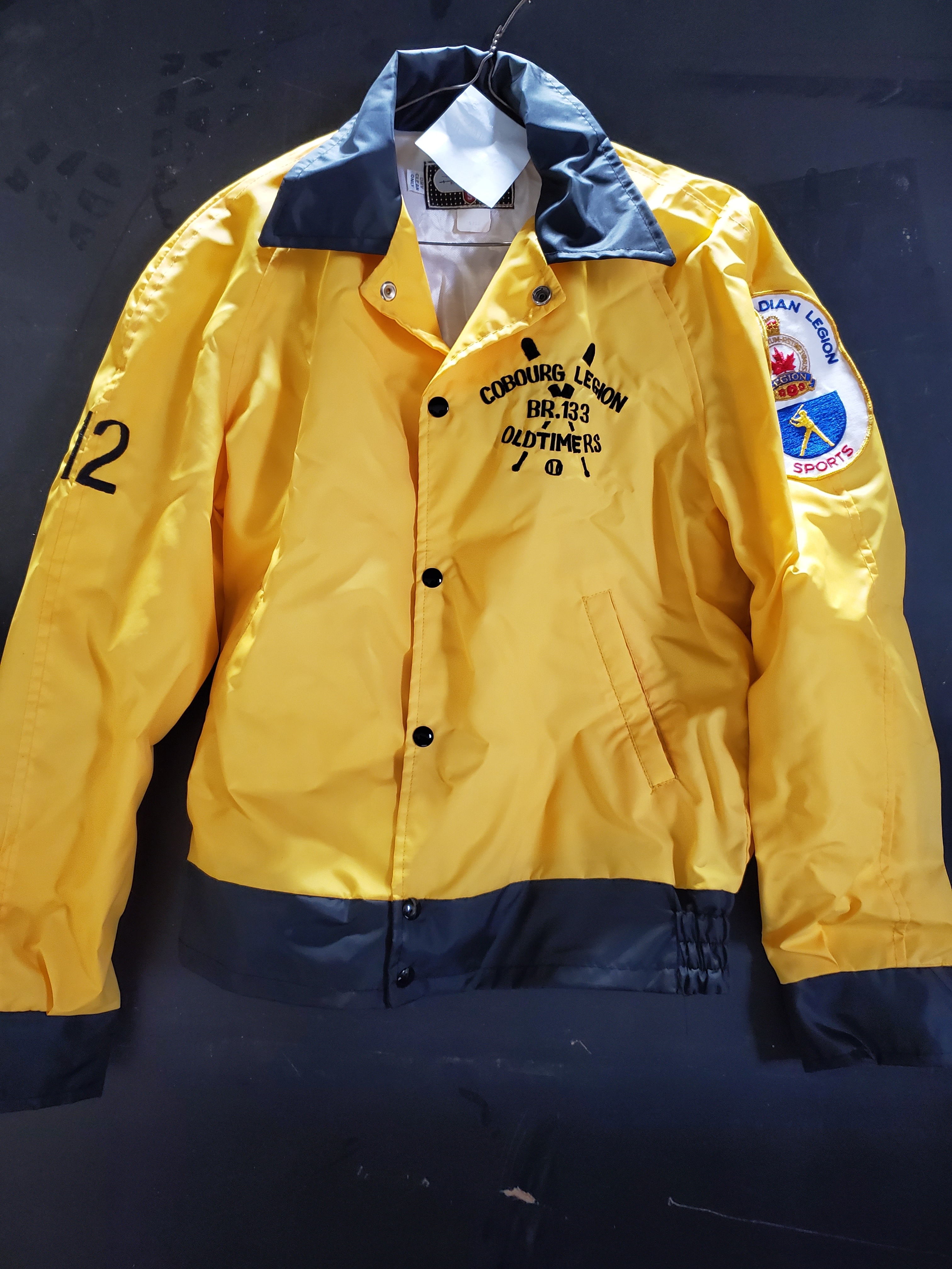 Cobourg Mens Old Timers Slow Pitch nylon jacket