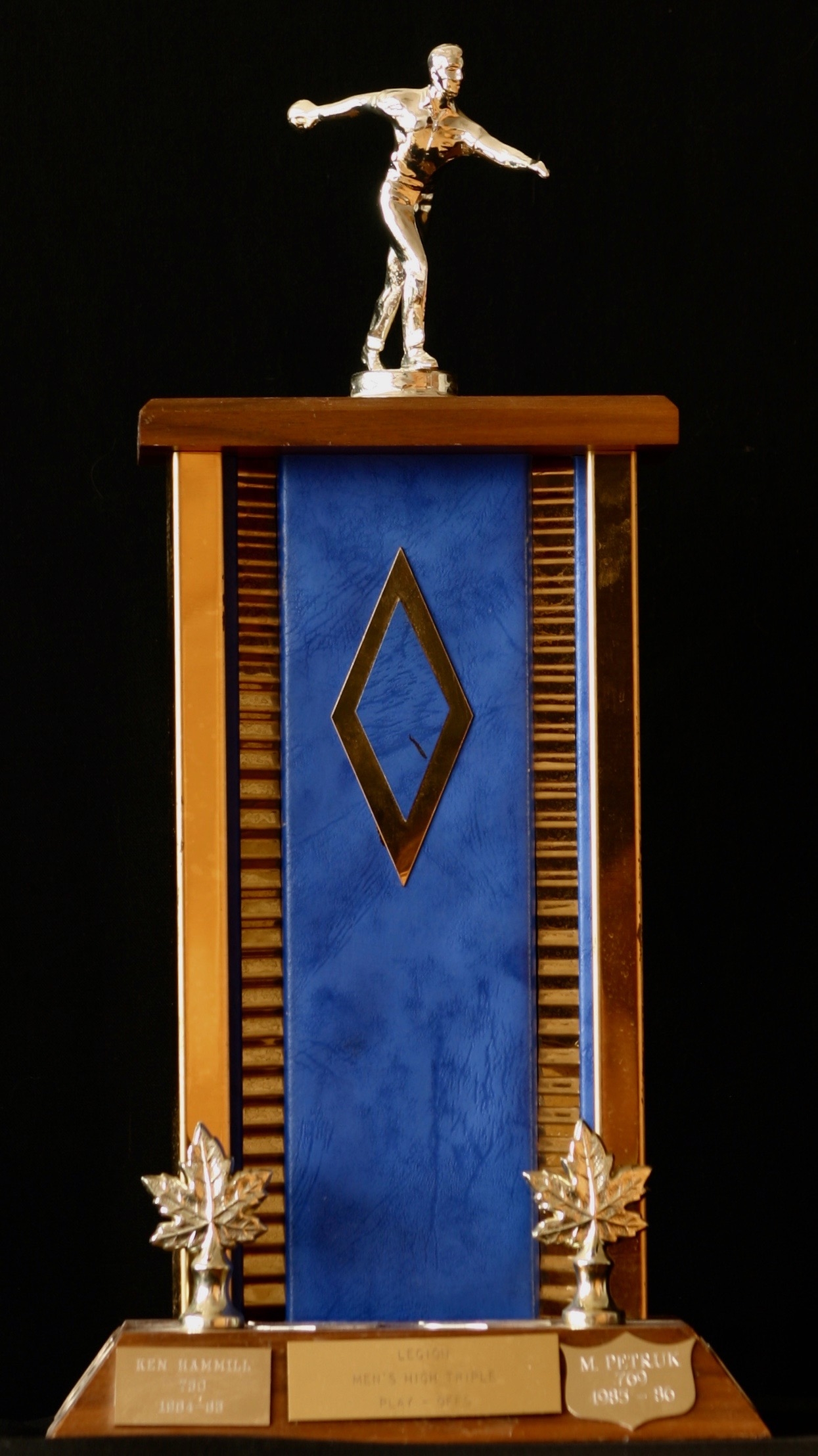 1973-1988 Cobourg Legion Men's Bowling trophy