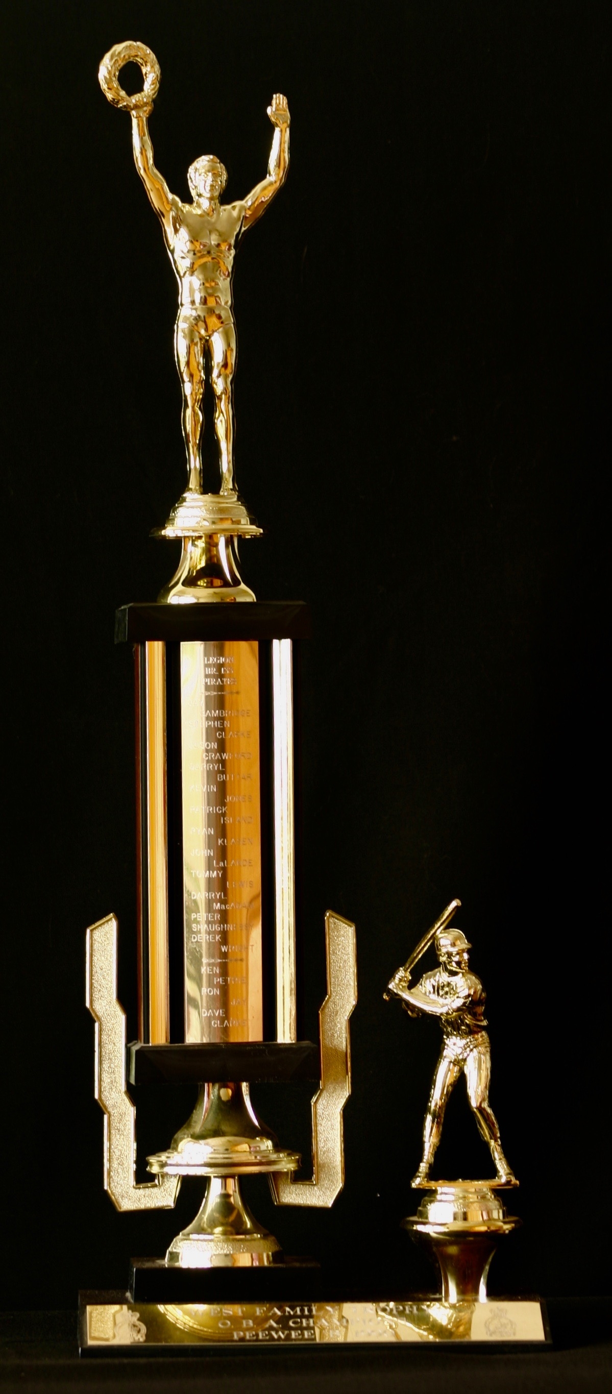 1990 Cobourg Legion Baseball trophy PeeWee champ