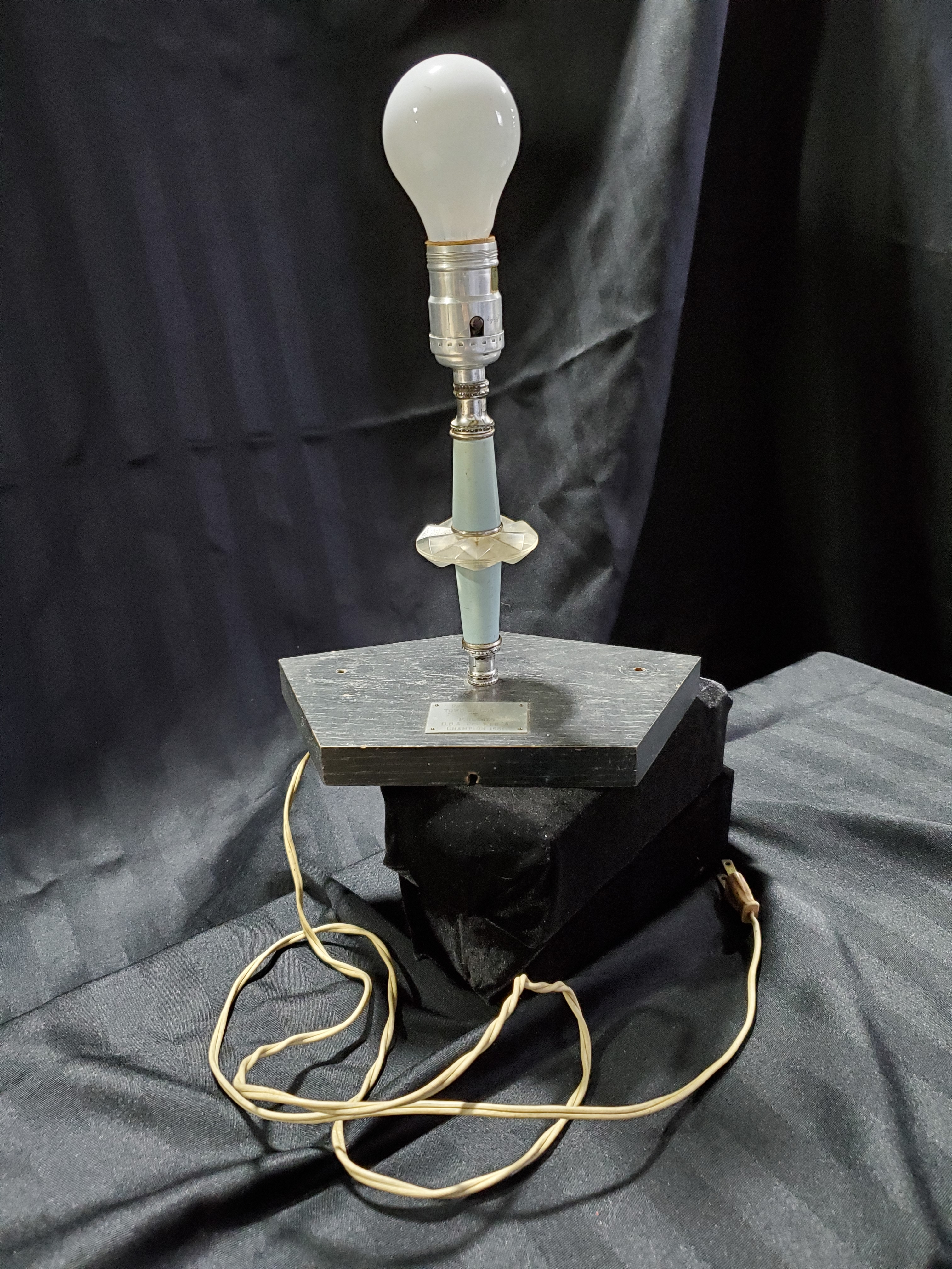 1961 lamp to P. Hughes PeeWee A champs