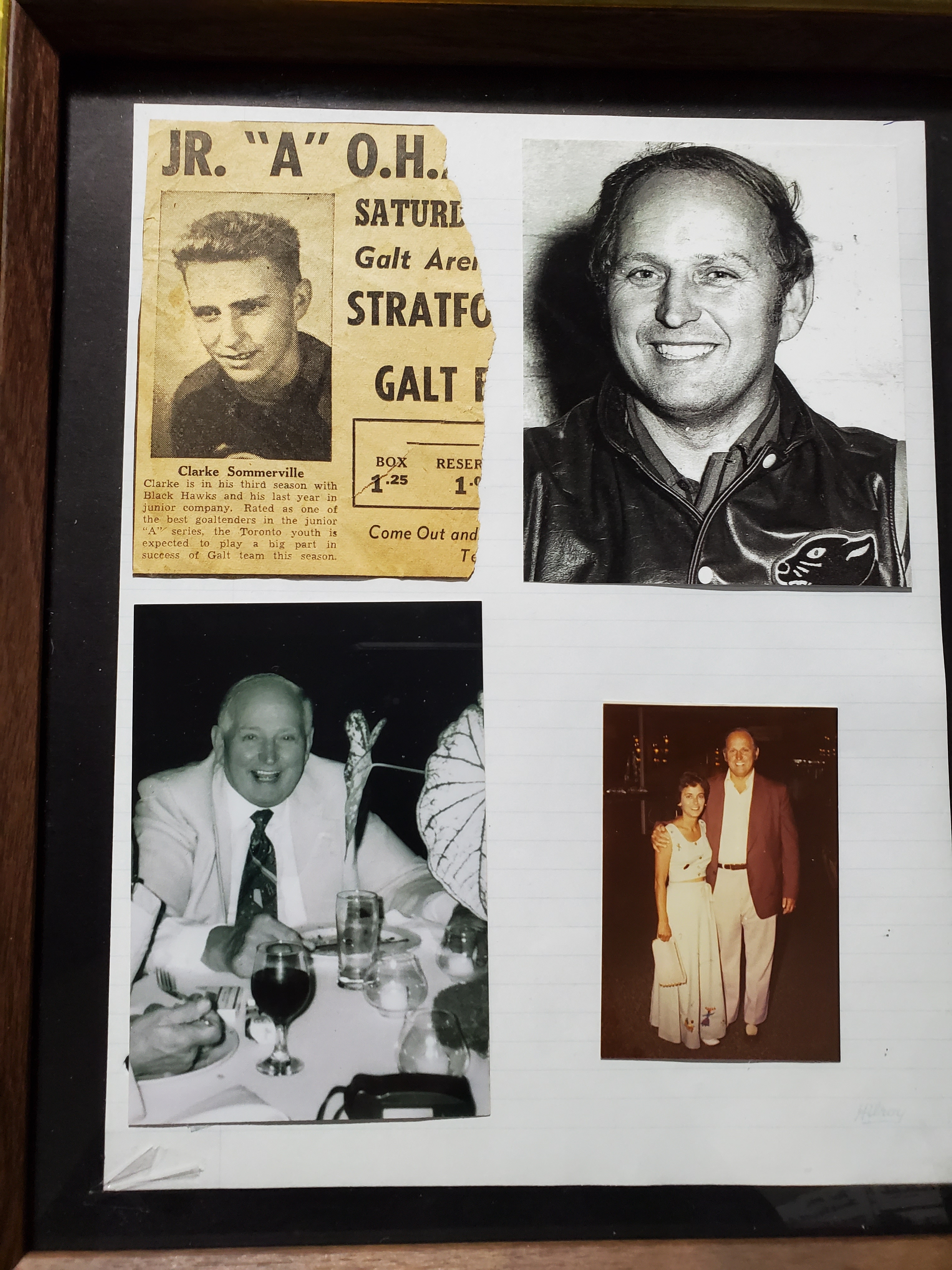 Clarke Sommerville photos and JrA game ad