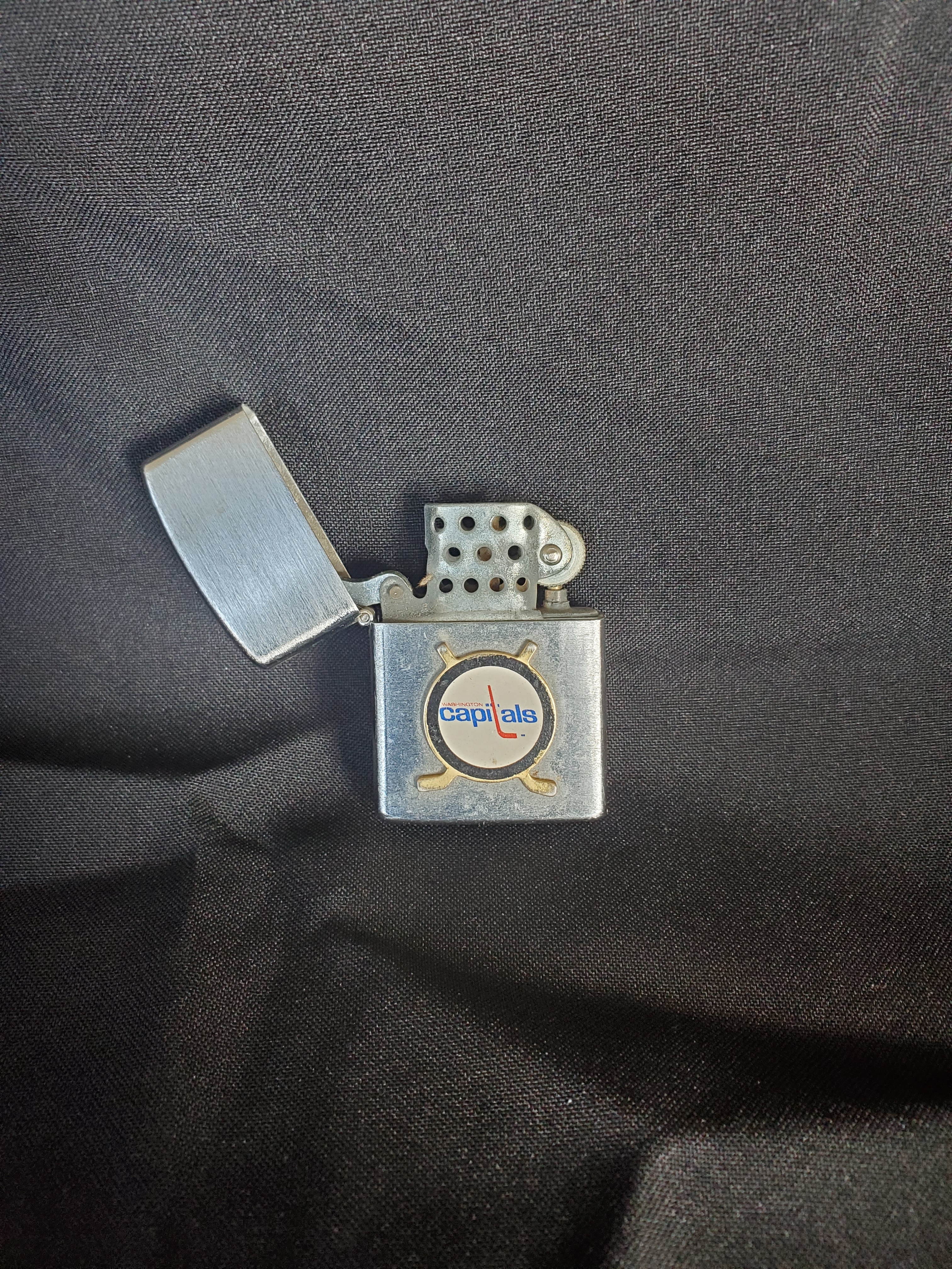 Gord Brooks lighter with Washington Capitals