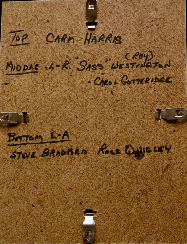 Rice Lake Oilers Hockey tourney photos in frame