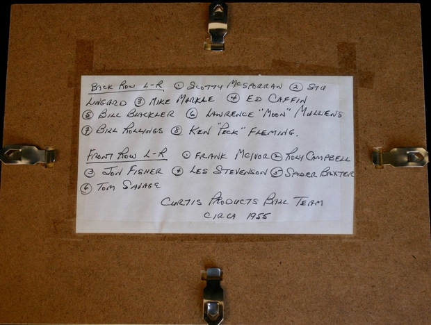 1955 Cobourg Men's softball team photo