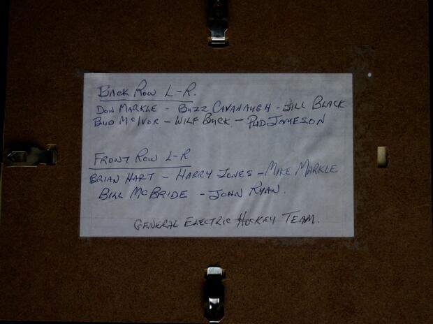 1950-51 Cobourg Mercantile hockey team photo