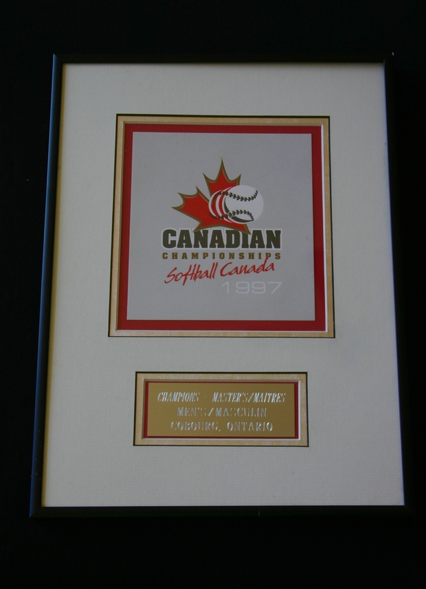 1997 Cold Springs Cats plaque under glass