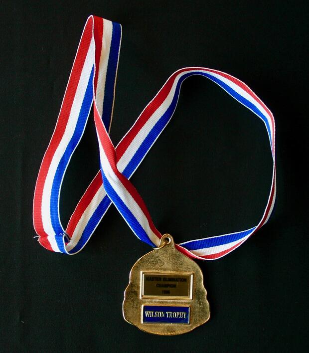 1996 Cold Springs Cats master champion medallion