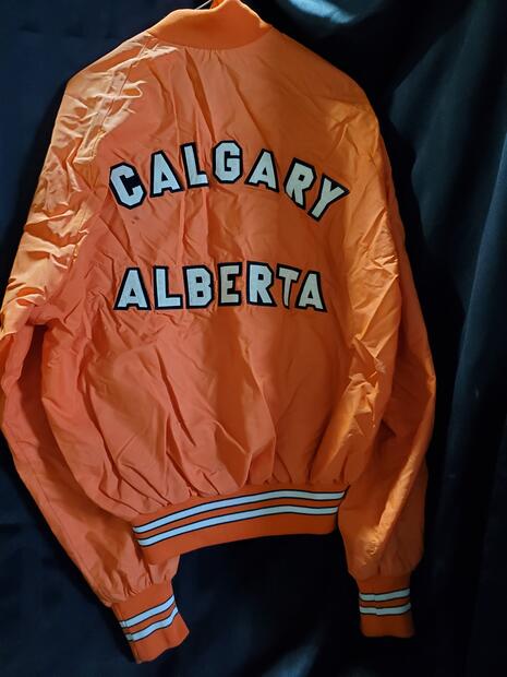 1985 Marty Kernaghan nylon fastball jacket
