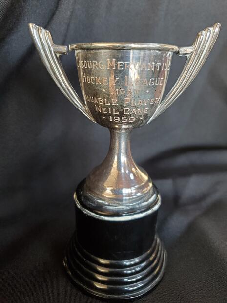 1959 Neil Cane trophy MVP Mercantile League