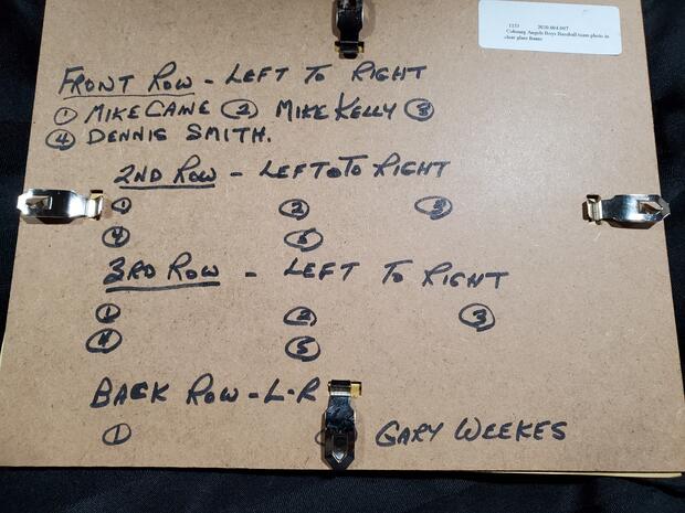 Cobourg Angels Boys Baseball team photo