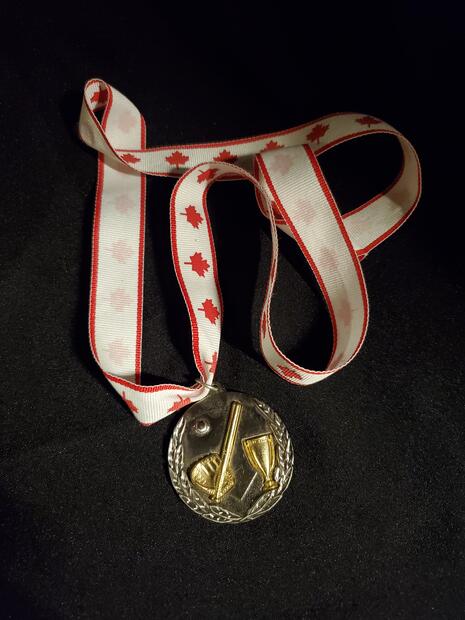 2004 Cobourg Junior Angels silver medallion "NYWSL 2004