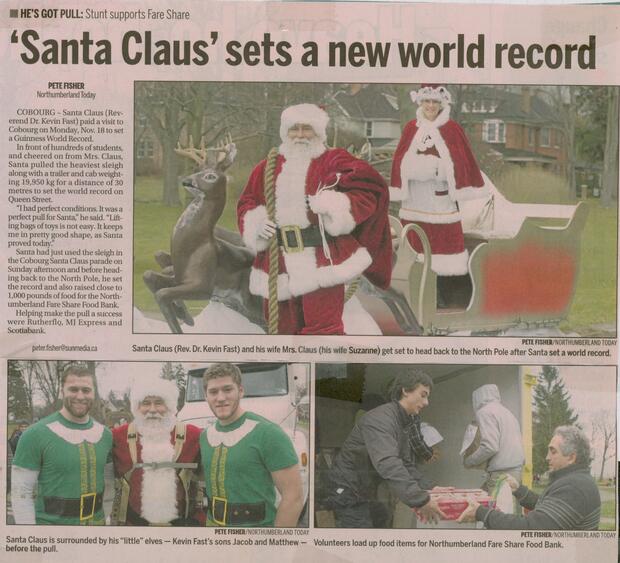 2013 Kevin Fast sleigh, trailer, cab pull 19th GWR