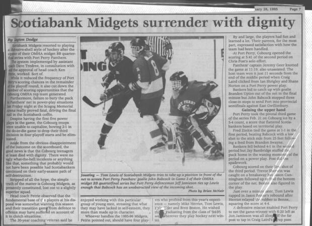 1995 Ken Petrie, Dave Tredree coach Scotia bank Midgets