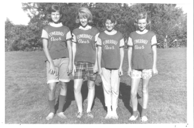 1964 Coverdale Aces Women's Fastball team photos