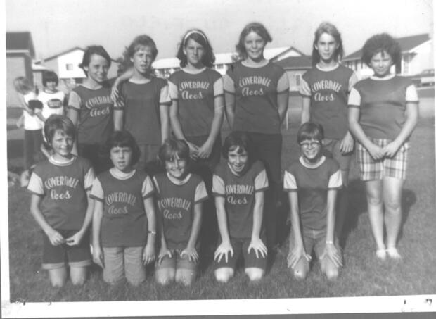 1966 Coverdale Aces Women's Fastball Team Photos