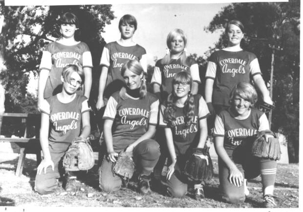 1969 Coverdale Angels Women's Fastball Team Photos