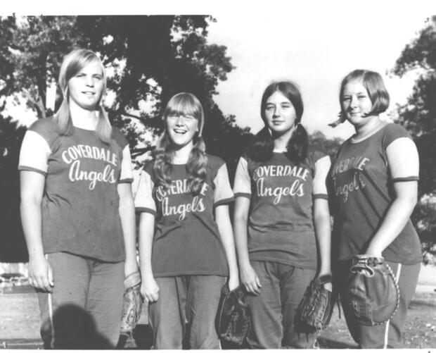 1969 Coverdale Angels Women's Fastball Team Photos
