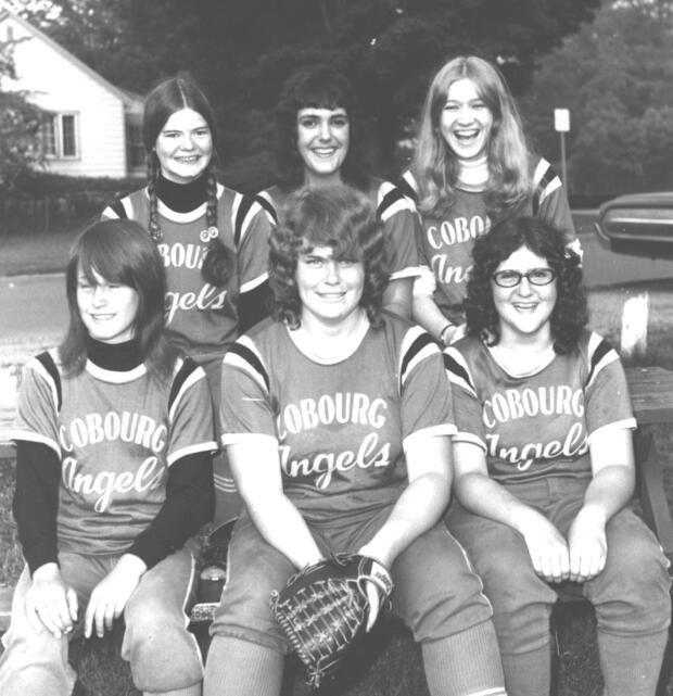 1973 Cobourg Angels Women's Fastball Team photos