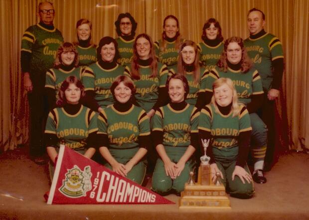 1976 Cobourg Angels Women's Fastball Team photos