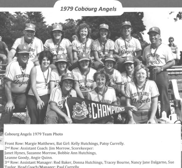 1979 Cobourg Angels Women's Fastball Team photos