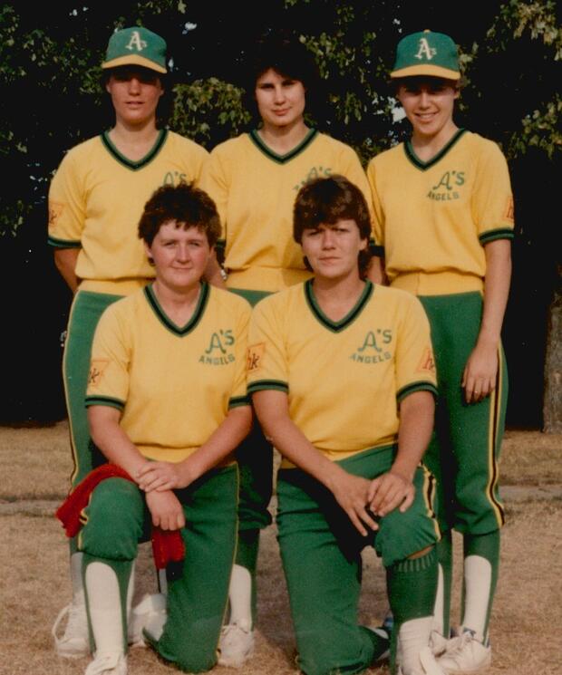 1983 Cobourg Angels Women's Fastball Team photos