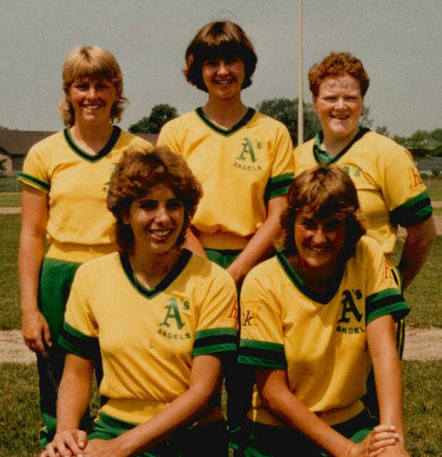 1984 Cobourg Angels Women's Fastball Team photos