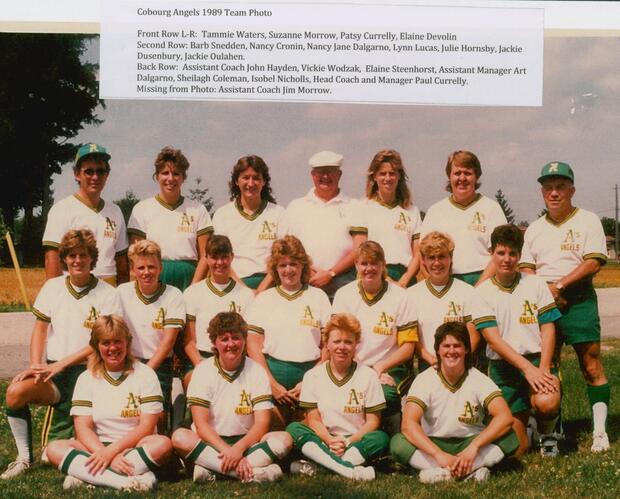 1989 Cobourg Angels Women's Fastball photo