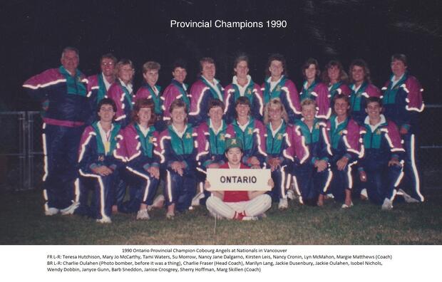 1990 Cobourg Angels Women's Fastball photo