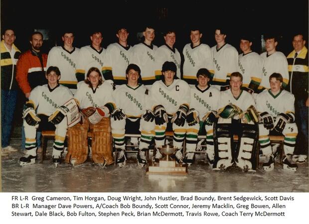 1991 Cobourg OMHA Champion Bantam team photo