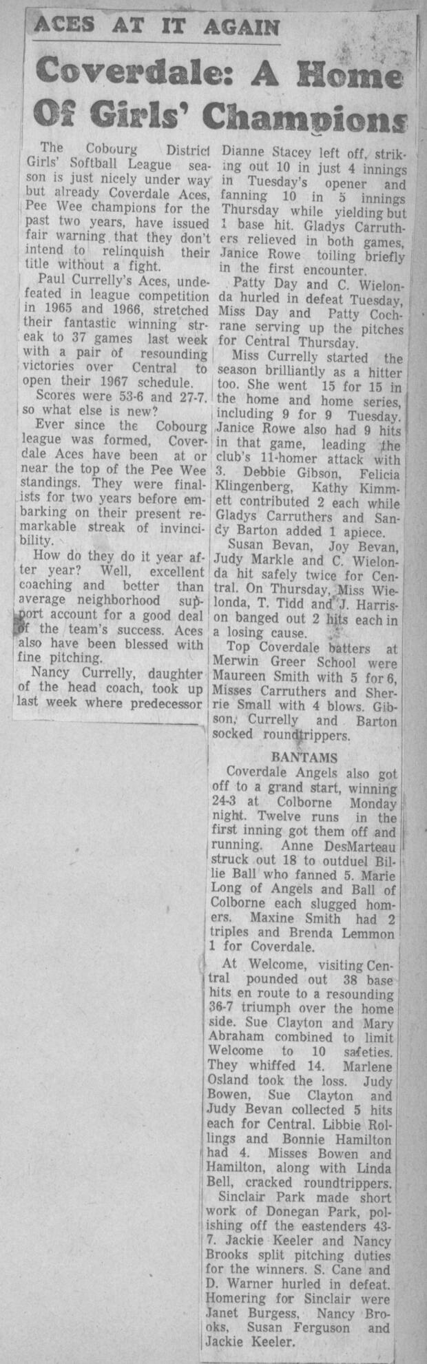 1967 Coverdale Aces