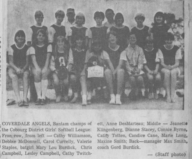 1967 Coverdale Angels Bantams