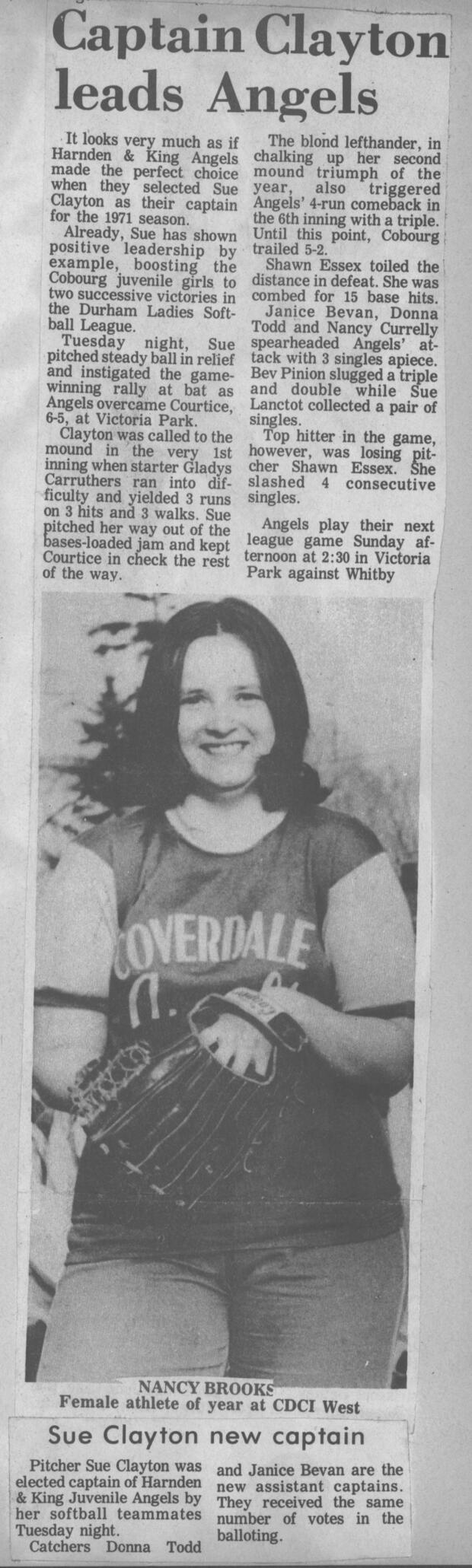 1971 Coverdale Angels 